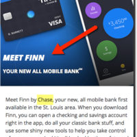 Chase Bank Tests Finn, a Mobile-First Brand