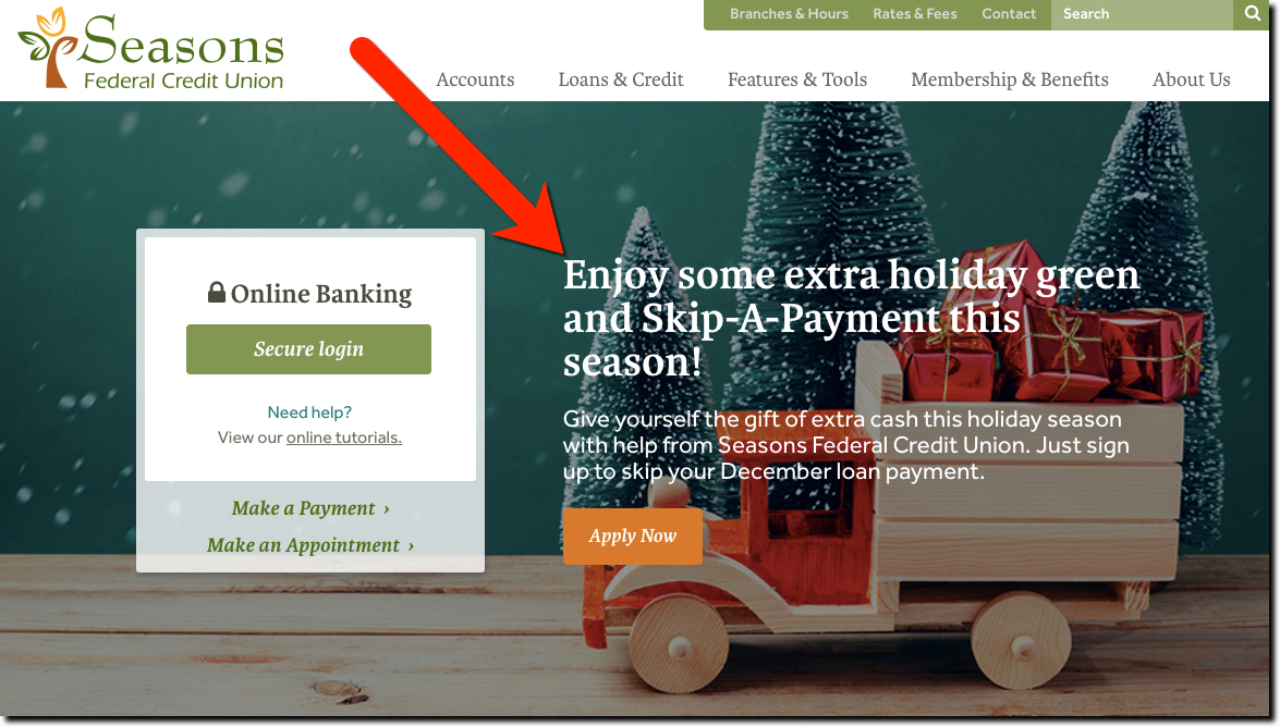 Feature Friday: December Skip-a-Payment