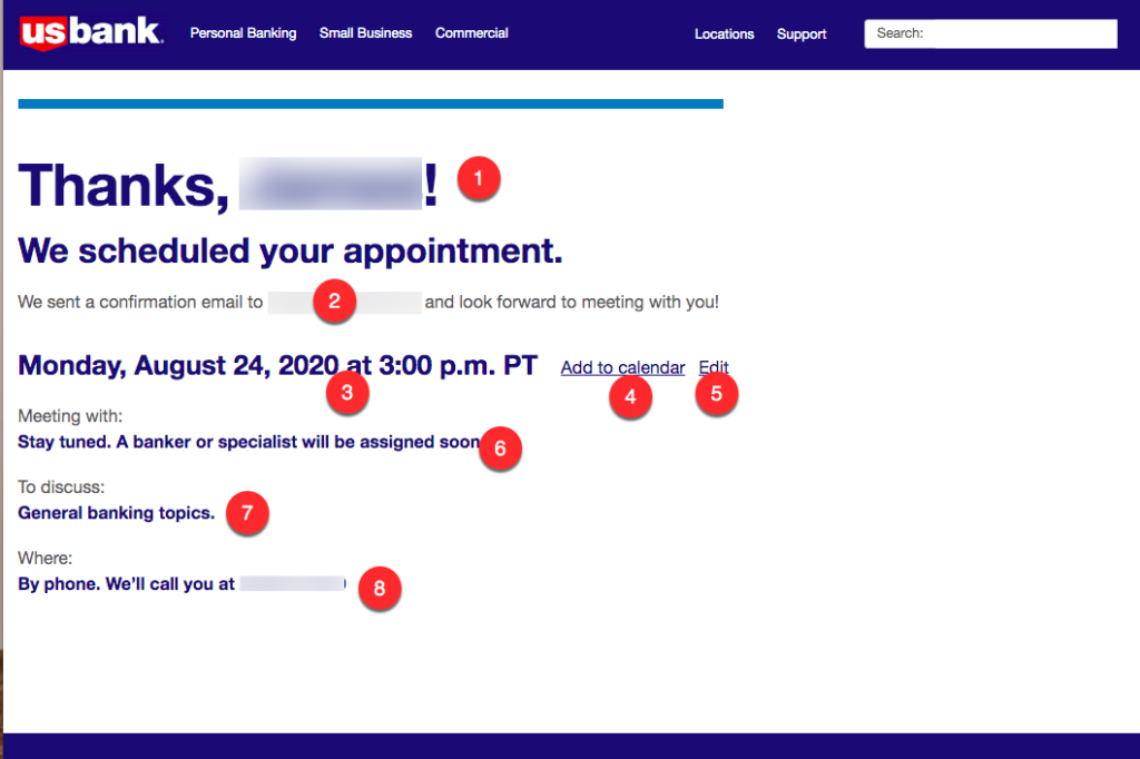 us bank appointment scheduler