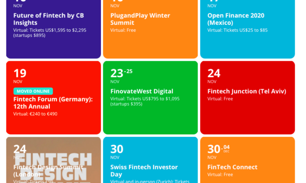 Fintech Events: The 14 Remaining Conferences in 2020 (Nov/Dec)
