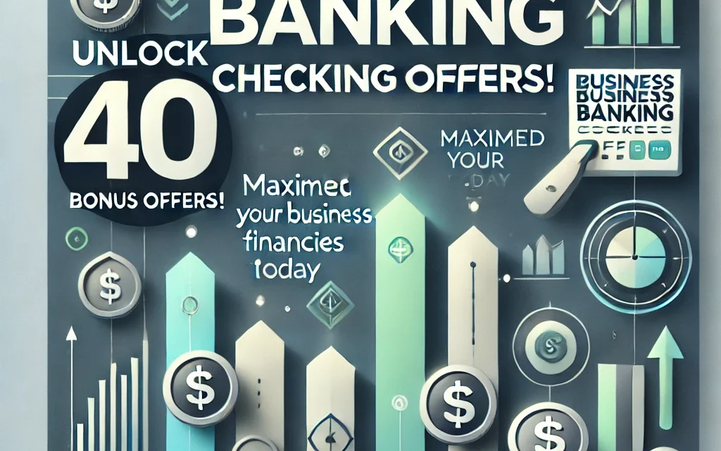 Top 40 Small Business Checking Account Bonuses, up to $2,500 (Nov 2024)