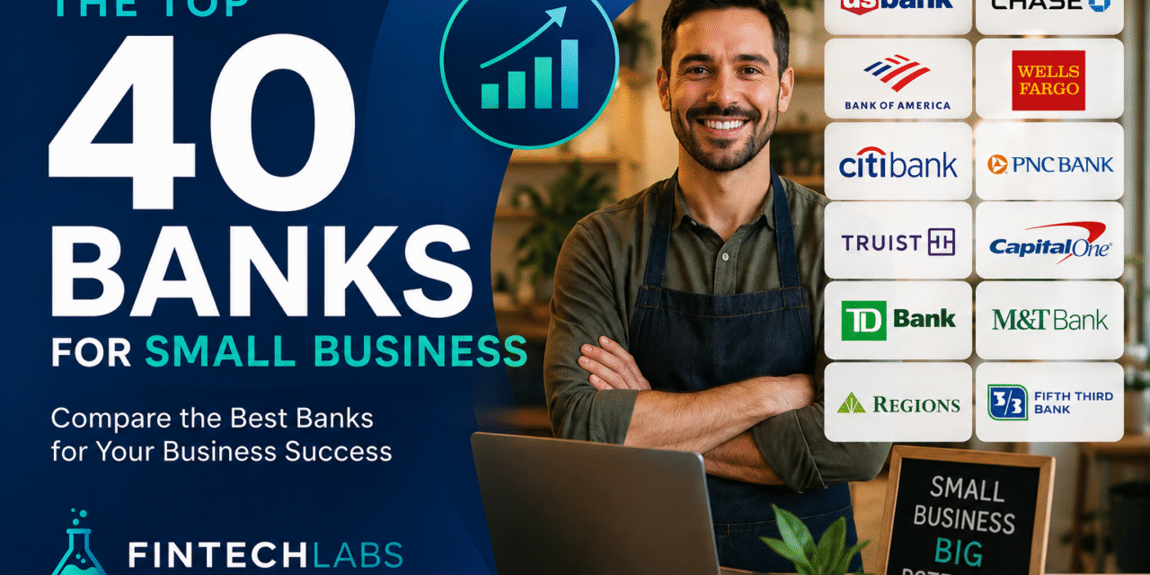 Largest 40 Traditional Banks & Credit Cards for Small Business (SMB): May 2026